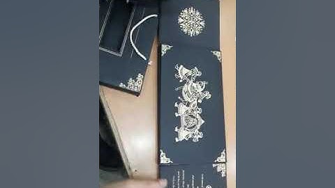 Musa wedding card/ Naheed Sarfraz/