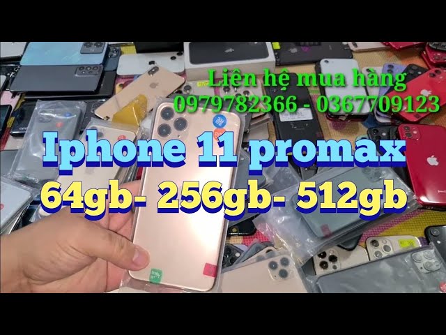 Về mấy chục máy iphone 11 promax| 13 tháng 8, 2023| iphone 11 promax 64gb và 256gb vàng nhiều, 512gb