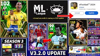 Finally eFootball 2024 Season 3 In Here | All Confirm Upcoming Epics, Free Coins, Nominating Pack