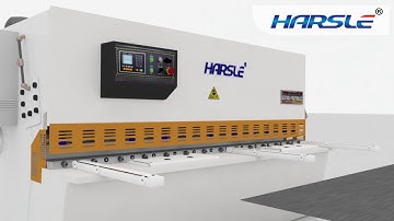 Harsle hydraulic shearing machine 3D animation 0
