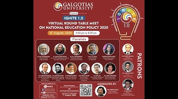 Prof UB Desai Former director IIT Hyderabad | Dhruv Galgotia | Galgotias University |