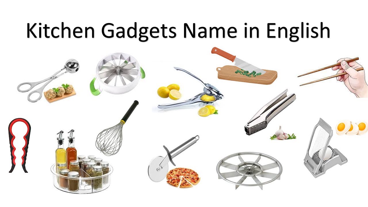 Kitchen Gadgets Vocabulary YouTube