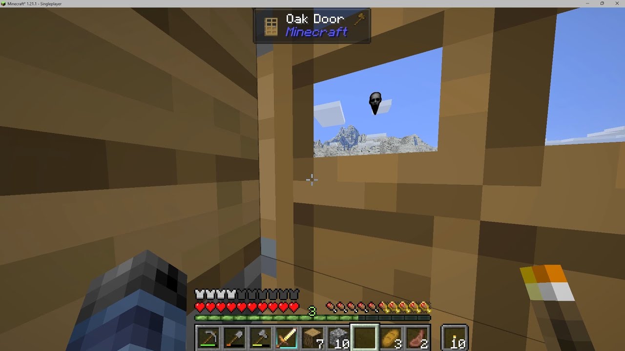 being hunted by myself in the minecraft split self horror mod - YouTube