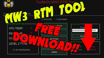 FoxMoDz MW3 RTM Tool