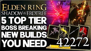 Shadow of the Erdtree - New 5 Best POWERFUL & Fun Builds - Weapon Build Guide - Elden Ring DLC!
