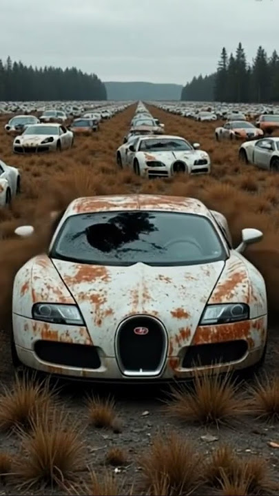 Abandoned Bugatti Veyron #abandoned #bugatti#luxyryrealestate#veyron