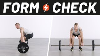 How To Perfect Your Deadlift | Form Check | Men