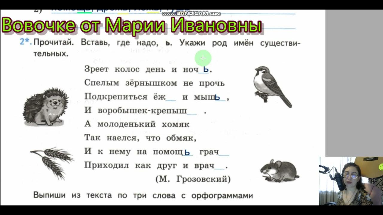 Род имен прилагательных 3 класс проверочная работа