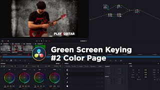 Green Screen Keying #2 Color Page | DaVinci Resolve 17 Tutorial