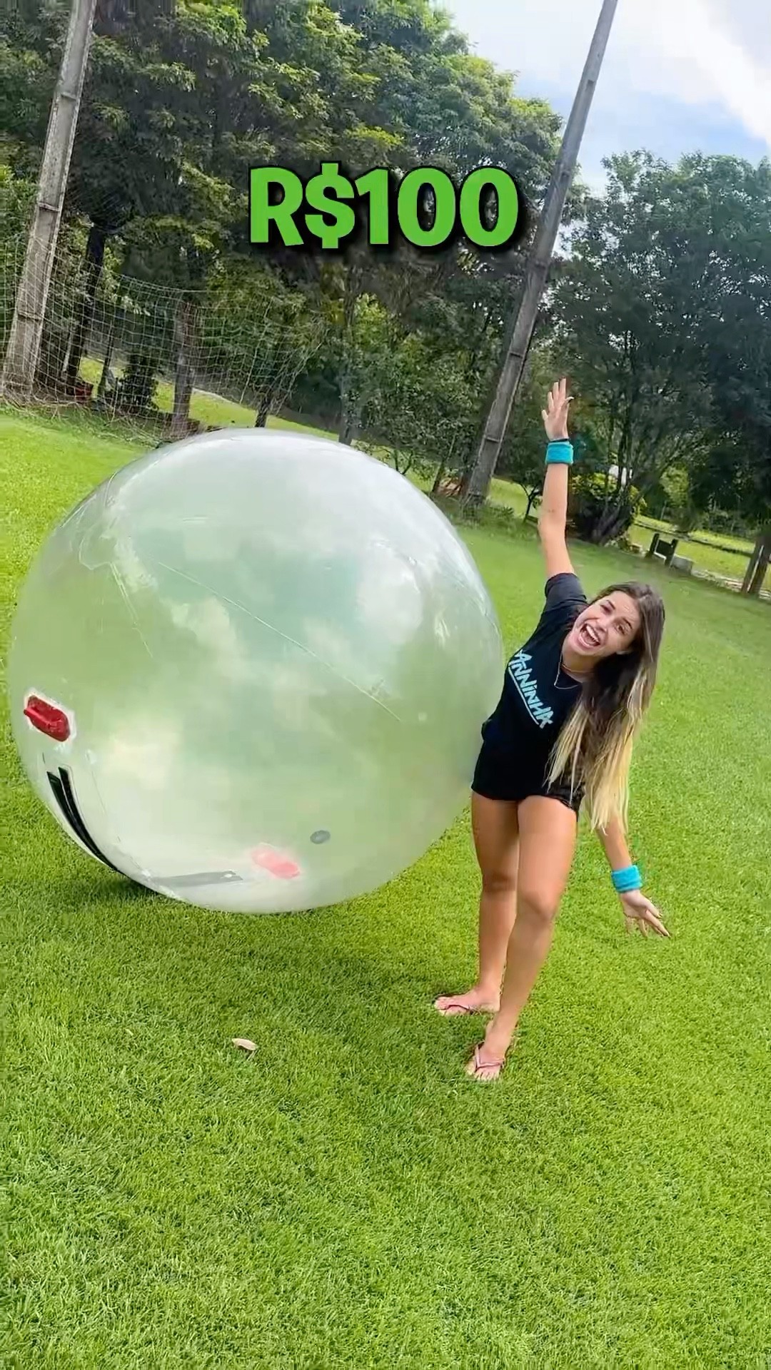 BALL OF R$ 1 VS R$ 100 !!