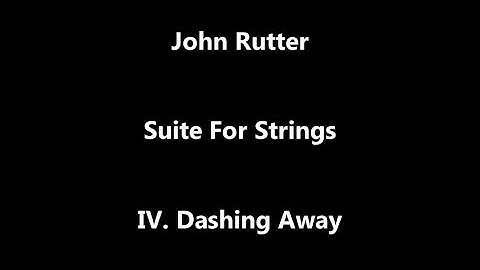 Gold Coast Youth Orchestra, John Rutter-Suite for Strings-IV. Dashing Away