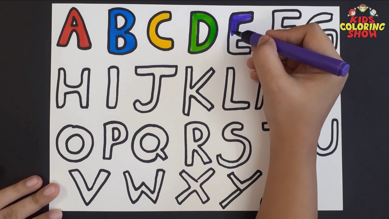 Writing Capital abcd  Double alphabet writing  How to write