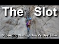 Anza Hikes: Squeezing Through THE SLOT.