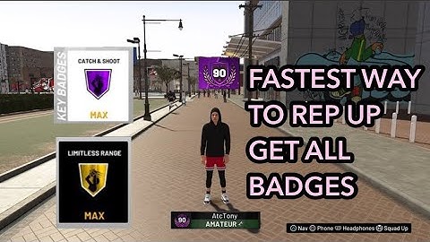 FASTEST WAY TO GET ALL HALL OF FAME SHOOTING BADGES |  HIT 90 OVERALL ALREADY | BEST REP METHOD 2K19