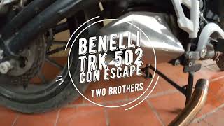 Como colocar Escape a la Benelli TRK 502