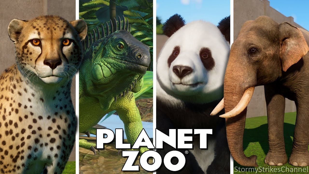 Every Single Animal in Planet Zoo When it First Released || ALL 70+ ANIMALS!  - YouTube