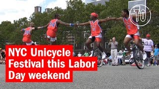 The 9th Annual NYC Unicycle Festival