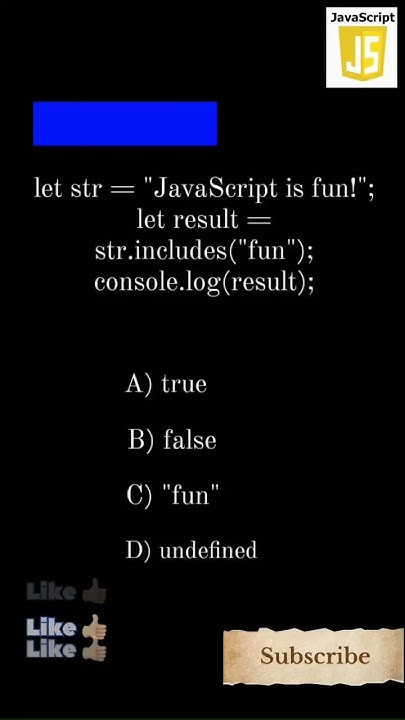 JavaScript Question - YouTube