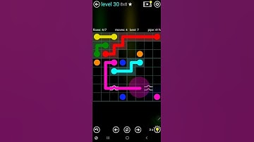 How To Solve Flow Free Bridges Blue Pack Level 30 8x8 Board Walk Through Solution Walkthrough