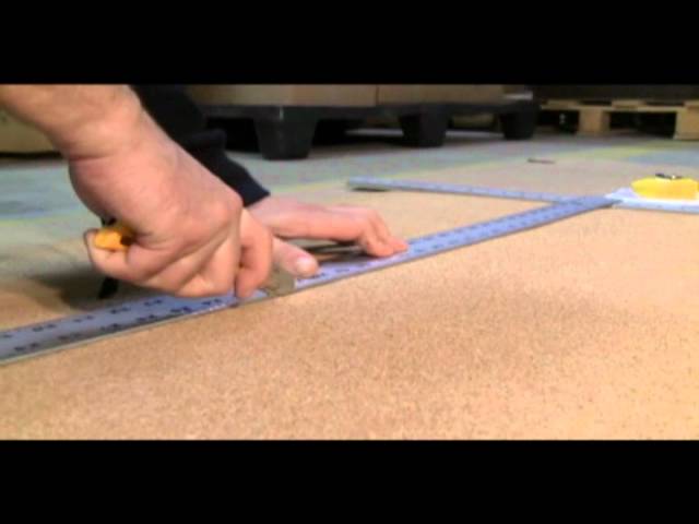 How to install corkboard wall tile 