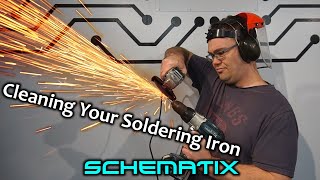 How to clean your Soldering Iron! 8 Tips to improve your soldering skills