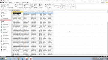 Access 2013 Unit B Video 2 - Work with Data in a Query