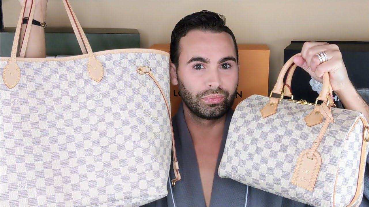 LOUIS VUITTON Damier Azur COLLECTION - YouTube