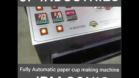 Fully automatic paper cup machine new model