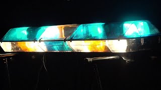 47" Code3 MX7000 lightbar in BLUE-AMBER combination