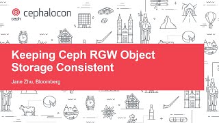 Celebrity Keeping Ceph RGW Object Storage Consistent - Jane Zhu, Bloomberg Net Worth