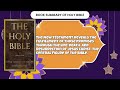 📖 The Holy Bible Explained in ONE Video! ¦ Complete Bible Summary 🙏✨ ¦ Visual Books