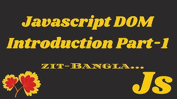 Javascript Document Object Model DOM Introduction Part 1