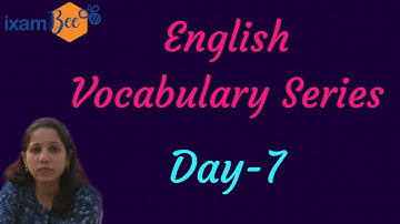 Day-7_Daily English Vocabulary  हिंदी में हर दिन सीखें अंग्रेज़ी के पाँच नए शब्द