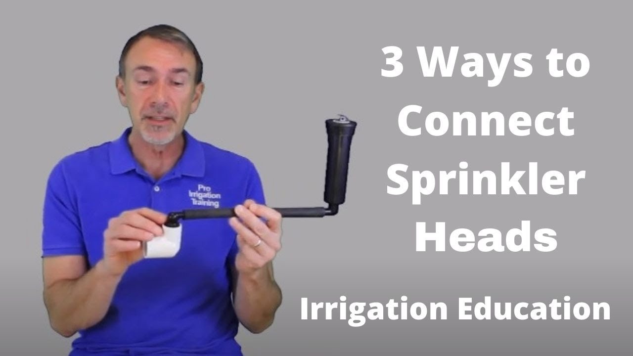 3 Ways to Connect Sprinkler Heads (irrigation system repair) YouTube