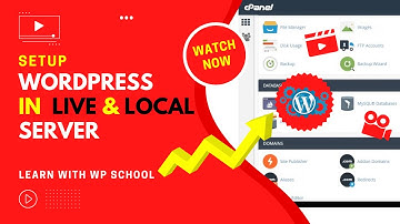 How to setup or Install WordPress CMS in Live and Local server by through cpanel & xammp?