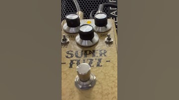 Basic Audio Super Fuzz pedal with Agile Legacy 627 baritone guitar