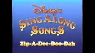 Disneys Singalong Songs Ending 1986 Theme Vhs Capture
