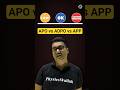 APO vs ADPO vs APP - Explained 👆 #Shorts #APOVacancy #APOExam #JudiciaryByPW