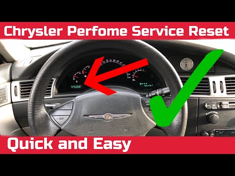 How To Reset Chrysler Perform Service Message