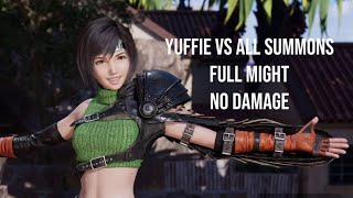 FINAL FANTASY VII REBIRTH I Yuffie Vs All Summons Full Might No Damage I