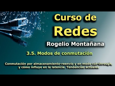 Curso de Redes Telemáticas. 3.5. Modos de conmutación.