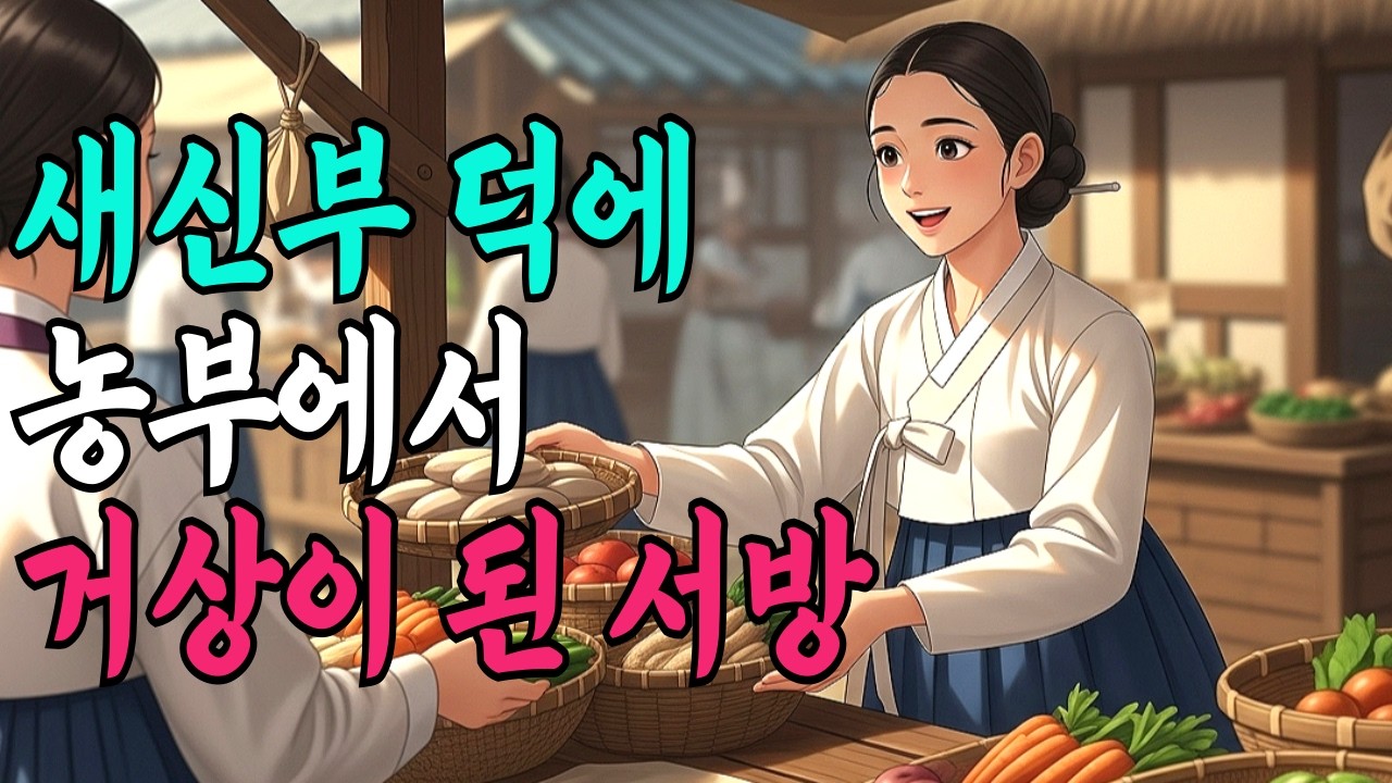 새신부 덕에 농부에서 거상이 된 서방ㅣ야담,민담,신화,전설,옛이야기,조선시대이야기