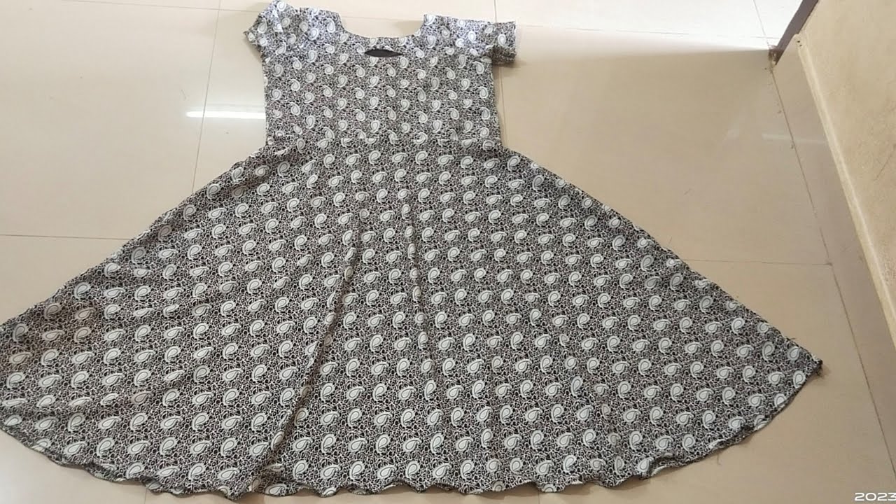 umbrella kurti cutting and stitching/in tamil umbrella kurti YouTube