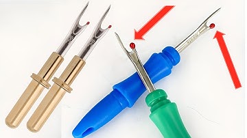 Many people do not know the secret of the red dot /why does your seam ripper have a red ball ??