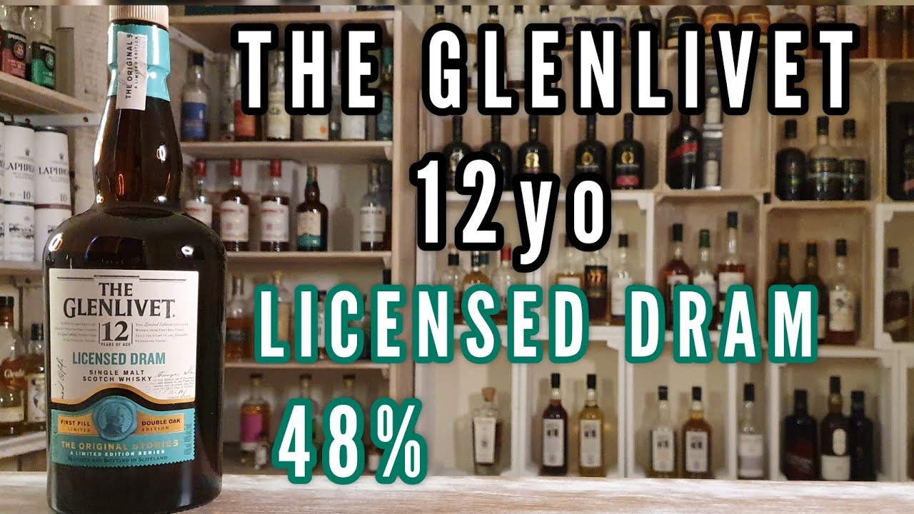 #18 GLENLIVET 12YO LICENSED DRAM 48%