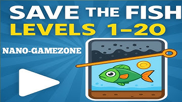 🎮SAVE THE FISH (LEVEL 1-20)COMPLITE 🐟||