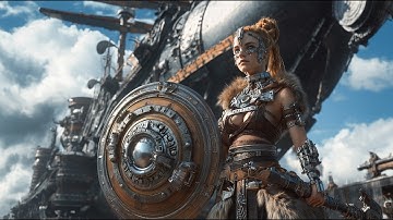 Cyborg Vikings from Other Worlds - AI ANIMATED SCI FI | #HailuoAI