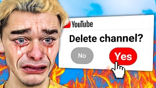 if i laugh, i DELETE my channel...