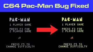 39-Year-Old Pac-Man Bug (Partly?) Fixed: Commodore 64
