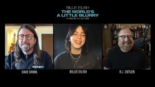 Billie Eilish, Dave Grohl, R.J. Cutler “The Worlds a Little Blury” documentary interview